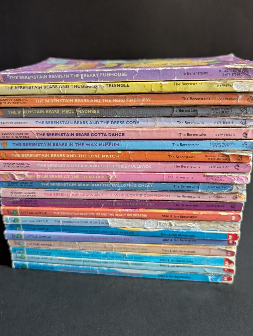 21 THE BERENSTAIN BEAR Big Chapter Books & Bear Scouts Berenstein Vtg 90's